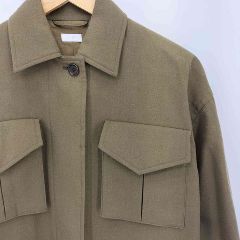 ブラームス BLURHMS Wool Surge Belted Bush Jacket ウールサージ ベルテッド ブッシュジャケット レディース JPN:0